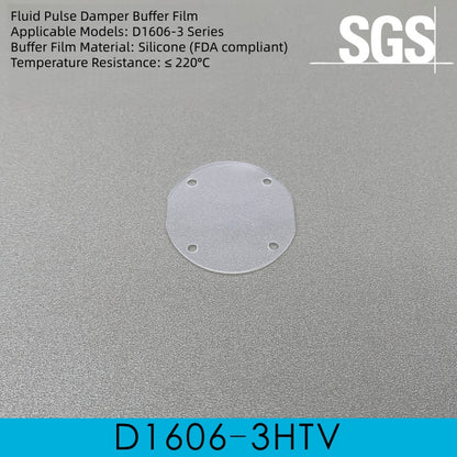 Silicone Buffer Film Gasket for D1606-6 Series-Fluid Pulse Damper