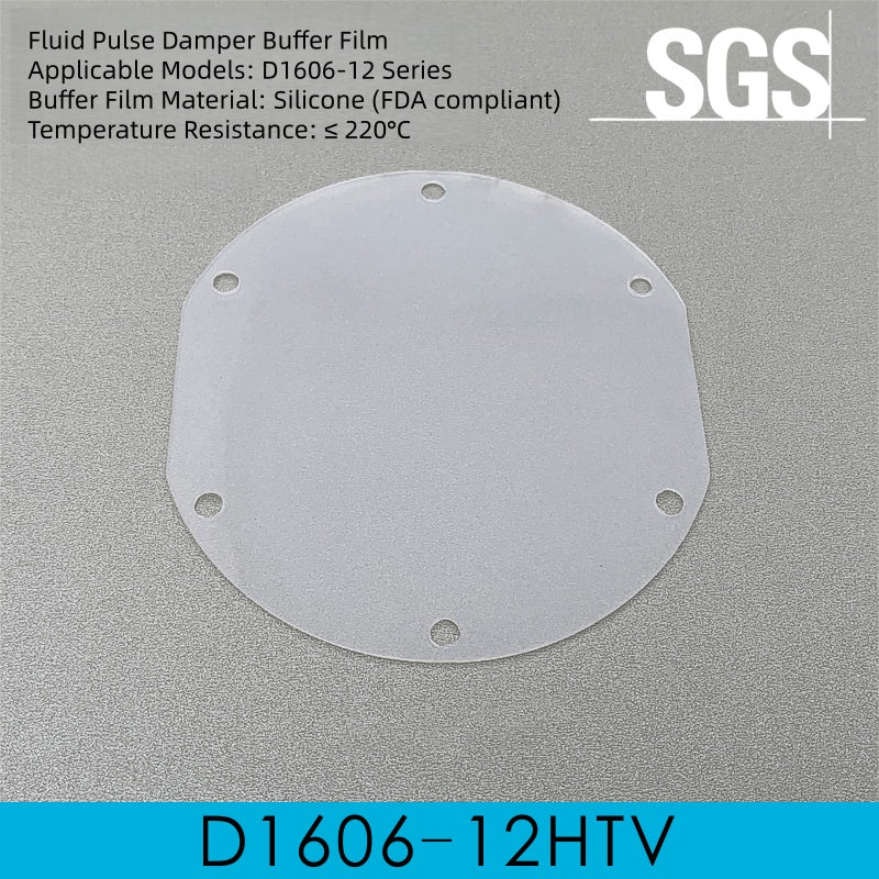 Silicone Buffer Film Gasket for D1606-6 Series-Fluid Pulse Damper