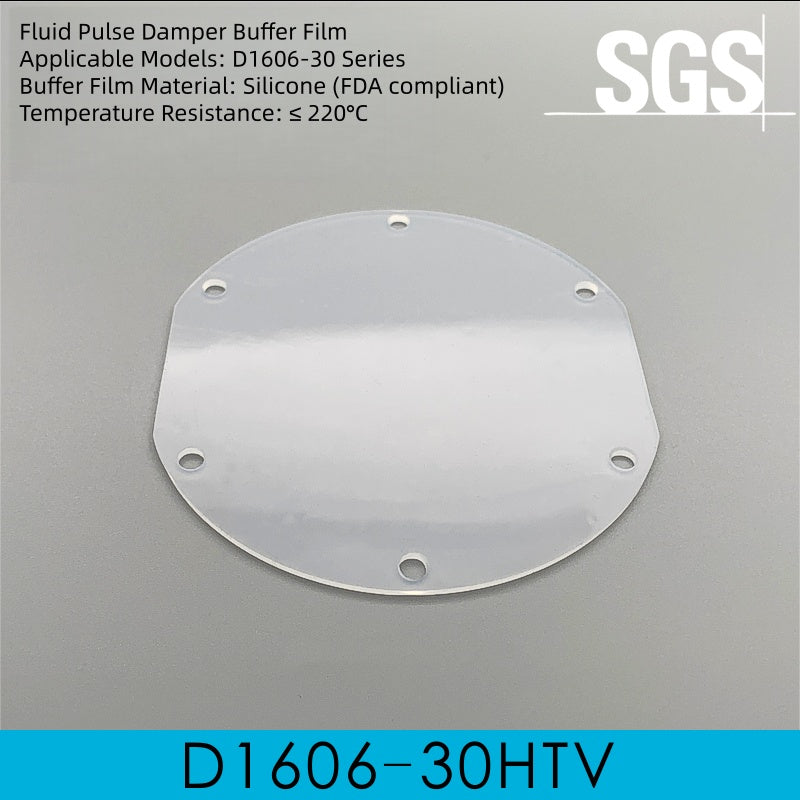 Silicone Buffer Film Gasket for D1606-6 Series-Fluid Pulse Damper