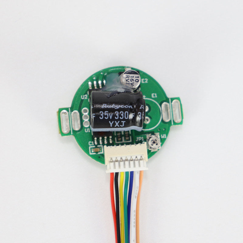 JZL-B DC Motor Speed Control Board bare PCB – compact round driver module with multi-wire connector for peristaltic pump DC motor control

