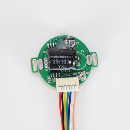 JZL-B DC Motor Speed Control Board bare PCB – compact round driver module with multi-wire connector for peristaltic pump DC motor control

