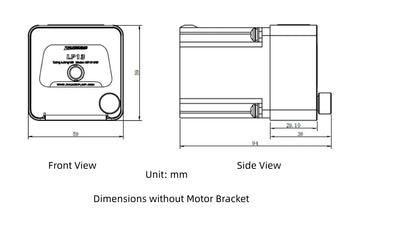 LP13 Peristaltic Pump with Stepper Motor, Microliter Metering Research Filling 100 μL