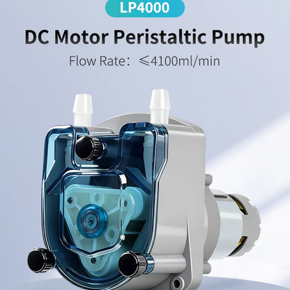LP4000 Peristaltic Pump with Brushed DC Motor, 2700-4100ml/min Flow Rate for Beverage Dispensing
