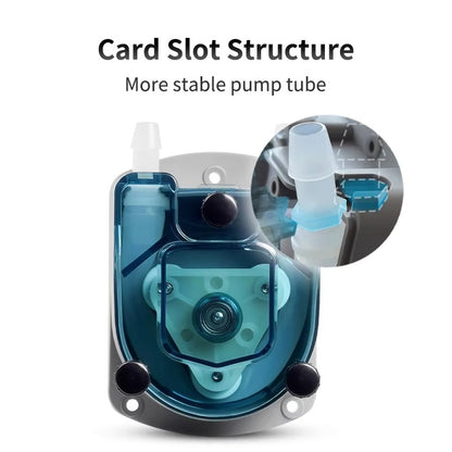 Card slot structure design of gear motor enabling tool-free installation and quick module swap
