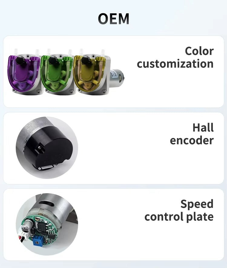 LP500 DC Motor Peristaltic Pump – 600ml/min Low-Noise Compact Fluid Transfer