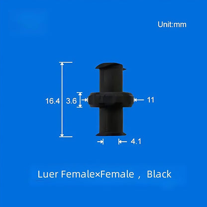 Female × Female Luer Lock Fittings,Male × Male Luer Lock Tube Connector ,PP