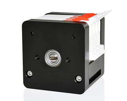 MC4X Peristaltic Pump Head Side View - Compact Design for Medical Device Integration and Low-Flow Dispensing
