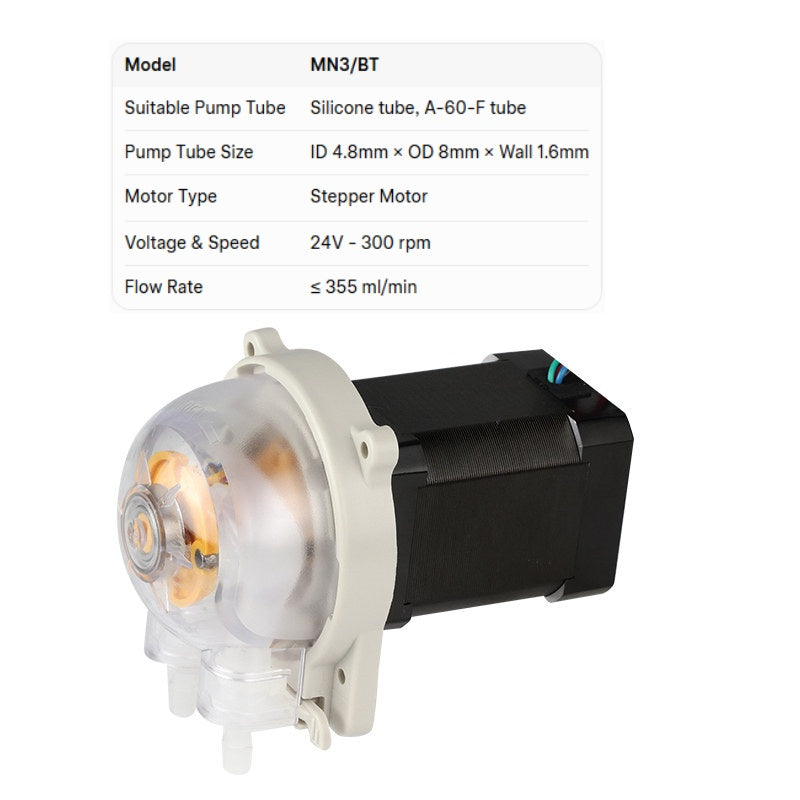 MN3 Peristaltic Pump | High-Precision Dosing | 0–545ml/min | For Lab & Analytical Instruments