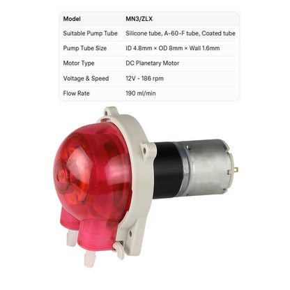 MN3 Peristaltic Pump | High-Precision Dosing | 0–545ml/min | For Lab & Analytical Instruments