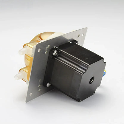 MN4 Peristaltic Pump with Stepper Motor and Mounting Plate for Precision Flow Control 12V 24V

