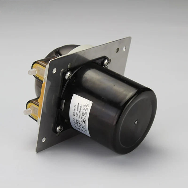 MN4 OEM Peristaltic Pump Rear View with DC Motor and Mounting Bracket for Industrial Liquid Transfer
