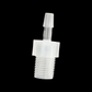 Plastic Barb Connector with R Thread | 1/8"R Male Thread | Food Grade PP Hose Fitting
