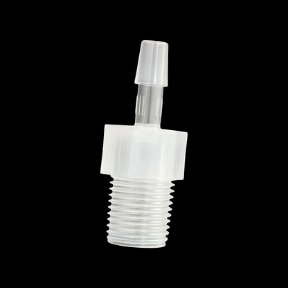Plastic Barb Connector with R Thread | 1/8"R Male Thread | Food Grade PP Hose Fitting