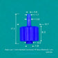 Luer Fittings Barb Luer Lock Adapters Plastic, PP, Medical Luer Fittings Tube Connection