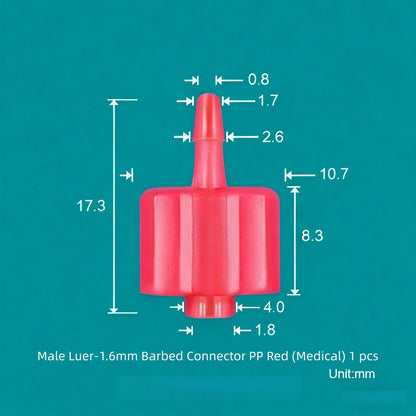 Luer Fittings Barb Luer Lock Adapters Plastic, PP, Medical Luer Fittings Tube Connection