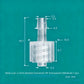 Luer Fittings Barb Luer Lock Adapters Plastic, PP, Medical Luer Fittings Tube Connection
