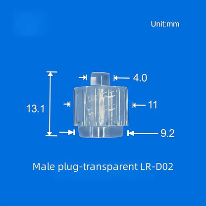 Male and Female Luer Plug Caps Luer Lock Stops Dust-proof