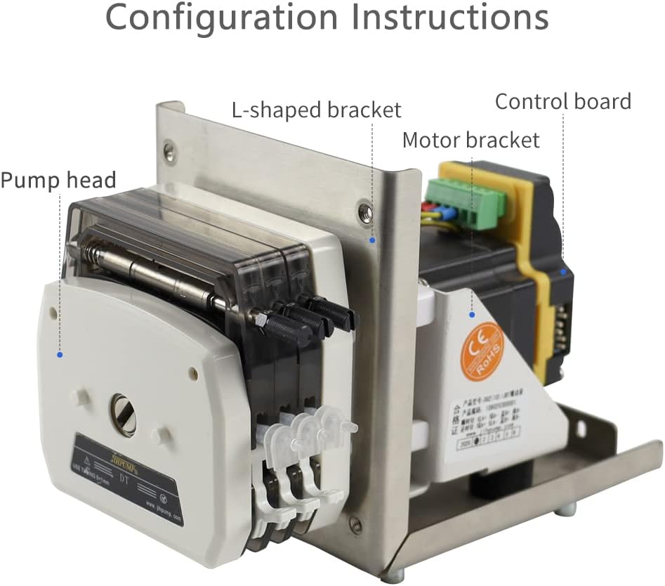 DT/JBT Multi-Channel Stepper Motor Peristaltic Pump | 24V | Lab & Analytical