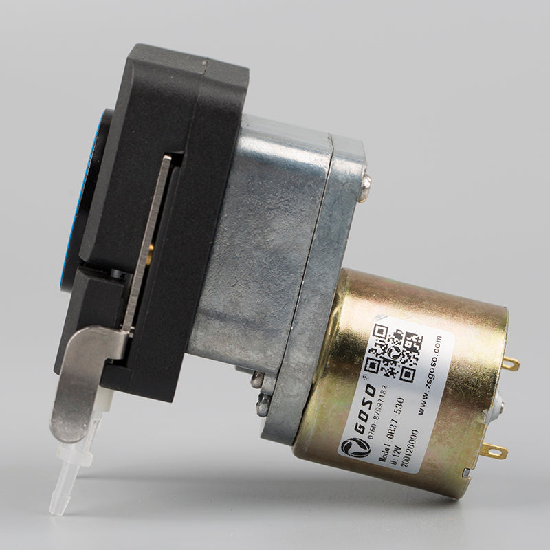 Quick Load OEM Mini Peristaltic Pump with Stepper Motor 4 Rollers Low Pulse Self-priming Pump