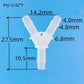 Premium PP Y‑Type Y Barb Connector | Heat & Chemical Resistant