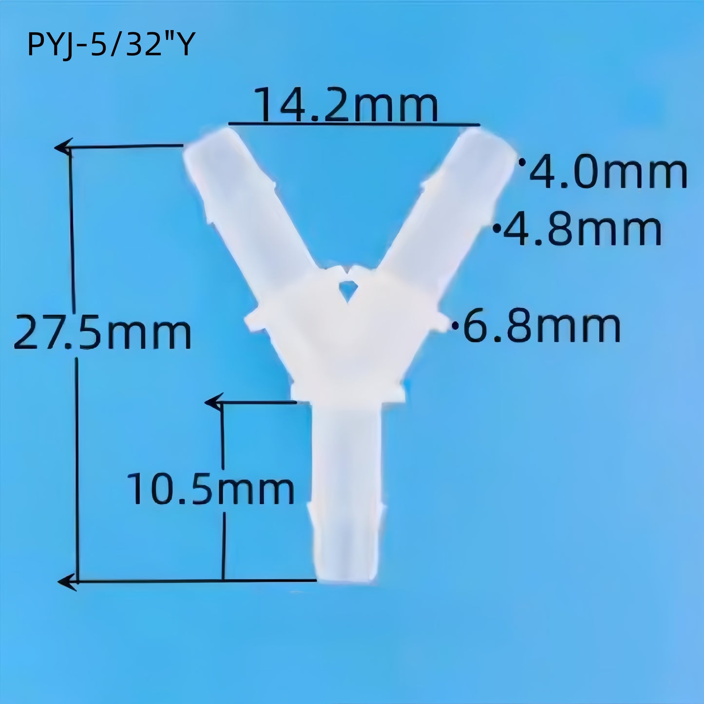 Premium PP Y‑Type Y Barb Connector | Heat & Chemical Resistant