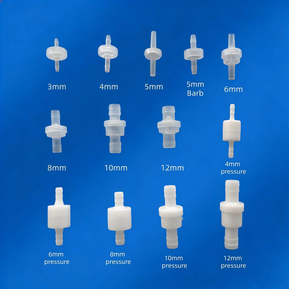 Liquid Check Lock Plastic One-Way Check Valve 3-12mm - Gas & Liquid Water Stop Valve ...