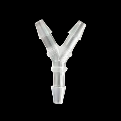 Plastic Y Barbed Fittings Three Way Tube Connectors - Miniature Hose Barb Tee Fitting
