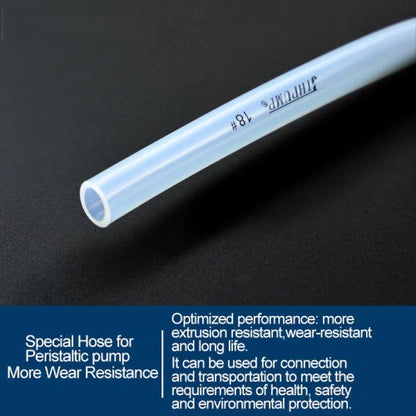 10m/pk JIHPUMP Platinum-cured Silicone Pump Tubing for Peristaltic Pump Hose