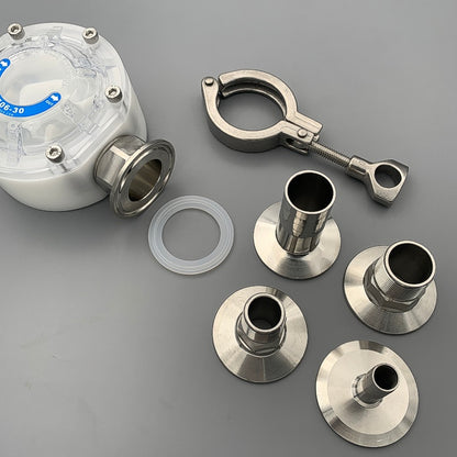 Stainless Steel Pulse Dampener with Green Fittings - Corrosion Resistant HPLC Dampener
