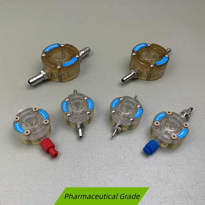Multiple Pulse Dampener Models - Various Sizes and Colors for HPLC Systems
