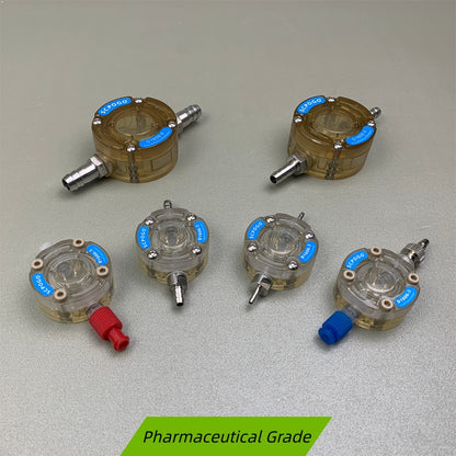 Multiple Pulse Dampener Models - Various Sizes and Colors for HPLC Systems
