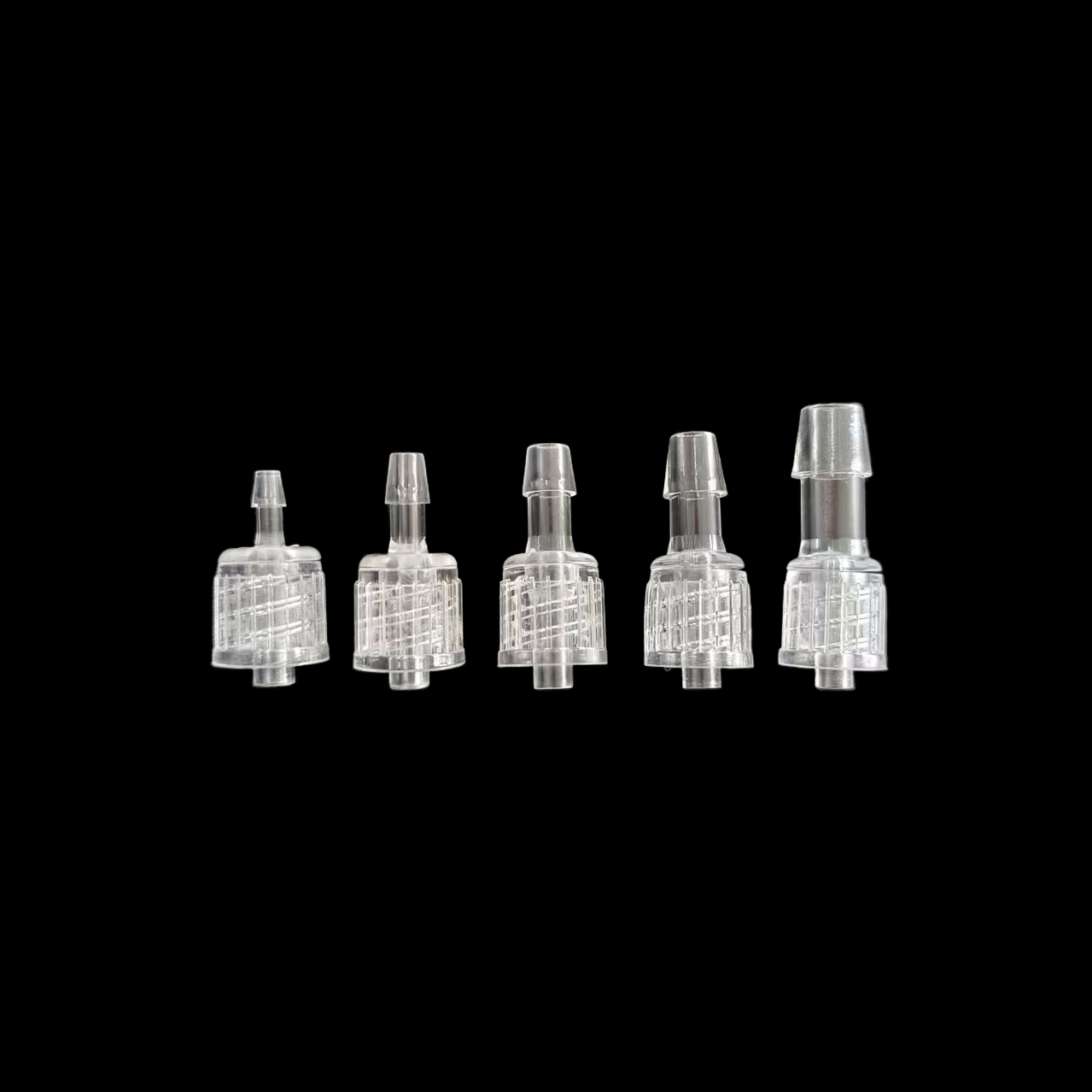 Rotating Male Luer Lock Connector, PC Slip Type, Movable Swivel Fitting for Fluid and Medical Tubing