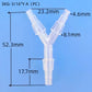 Premium PP Y‑Type Y Barb Connector | Heat & Chemical Resistant