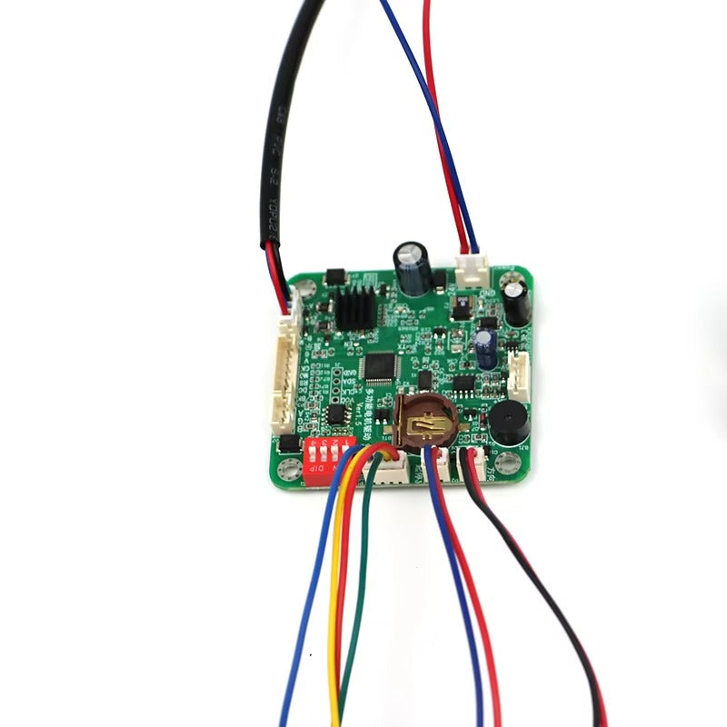 ST005 stepper motor driver board with analog and RS485 signal wiring for multi-mode speed control of peristaltic pump
