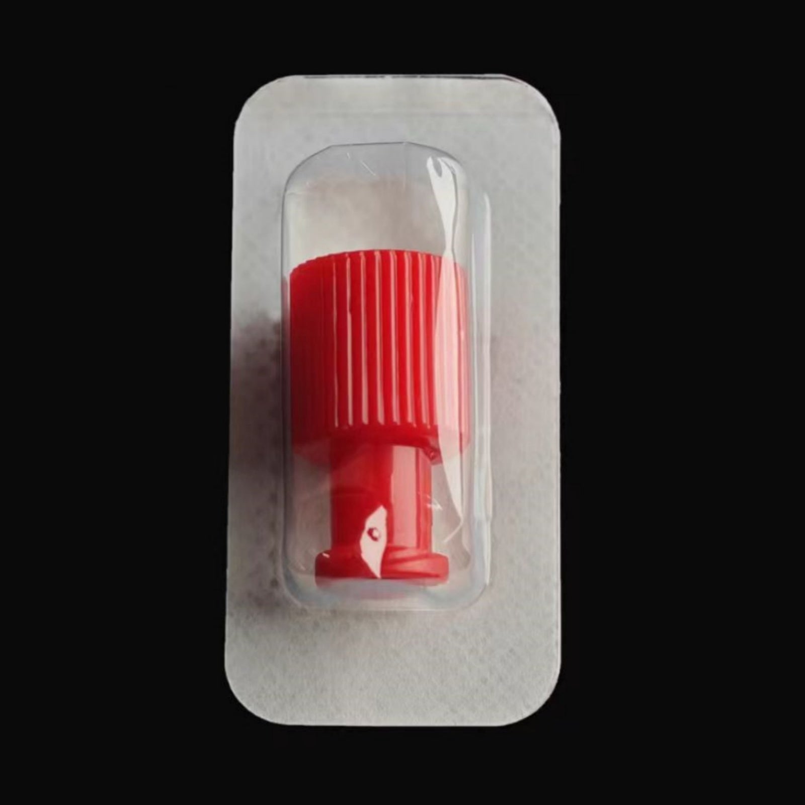 Sterile Medical Male Luer Lock to Female Luer End Plug – Close-Up View
