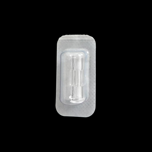 Sterile blister packaged polycarbonate female to female luer lock fitting for medical use
