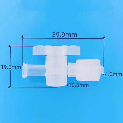 2-Way Luer Stopcock Valve with Swivel Locking Male Luer x Female Luer: Precision Fluid Control Solution