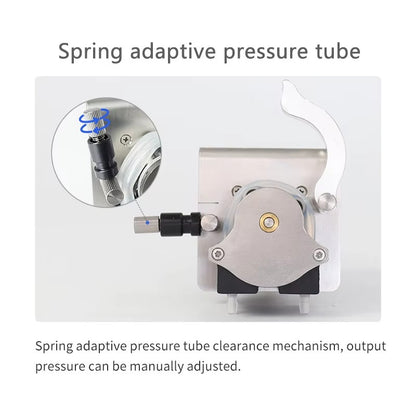 TH408 Peristaltic Dosing Pump | Easy-Load Spring | 24V Stepper Motor | Self-Priming