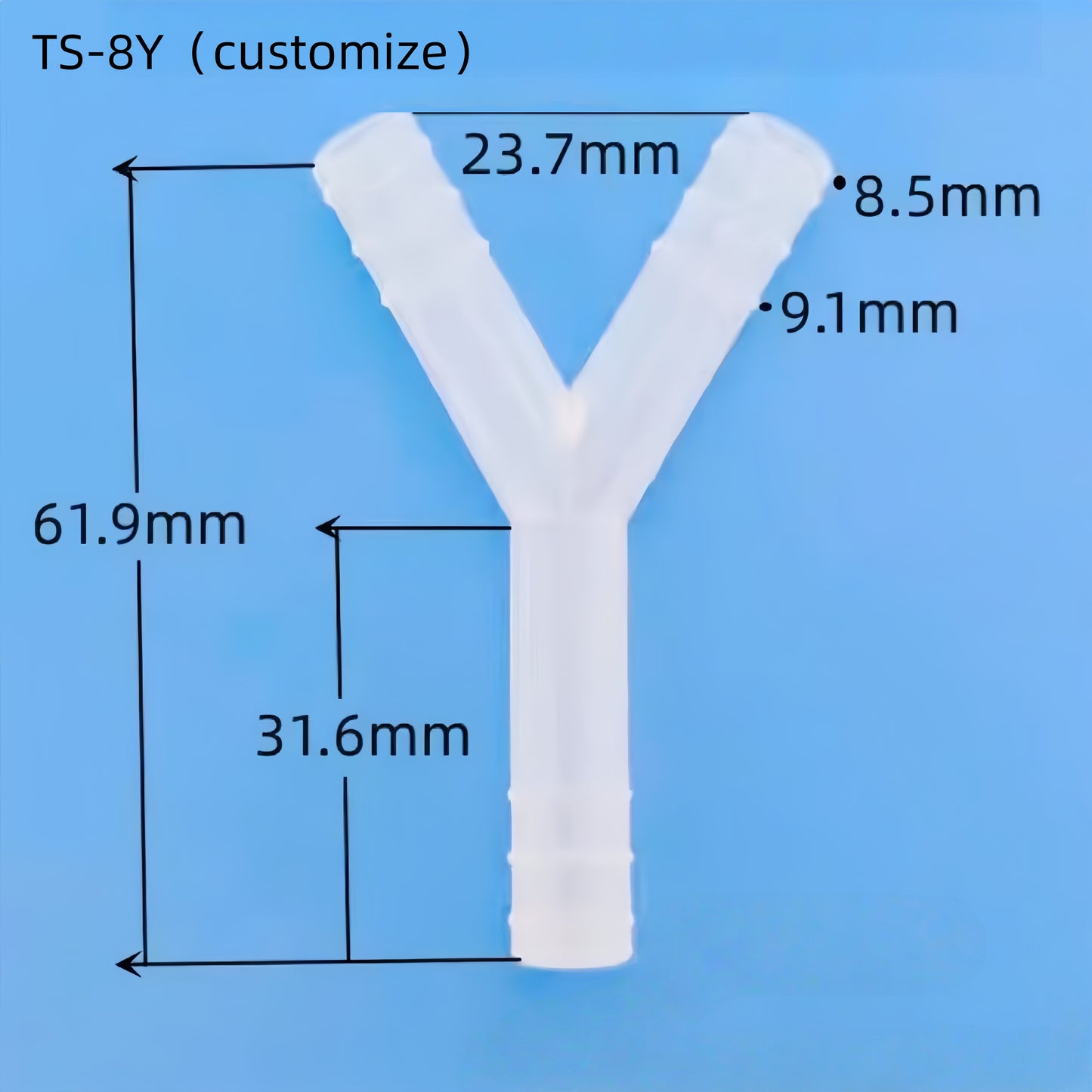 Premium PP Y‑Type Y Barb Connector | Heat & Chemical Resistant