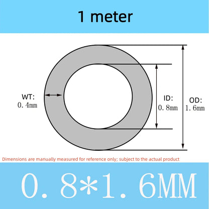 Transparent Teflon PTFE FEP F46 Tetrafluoro Tube 1/16 1/4 3/8 1/2 1.5 1 Inch Options