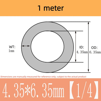 Transparent Teflon PTFE FEP F46 Tetrafluoro Tube 1/16 1/4 3/8 1/2 1.5 1 Inch Options