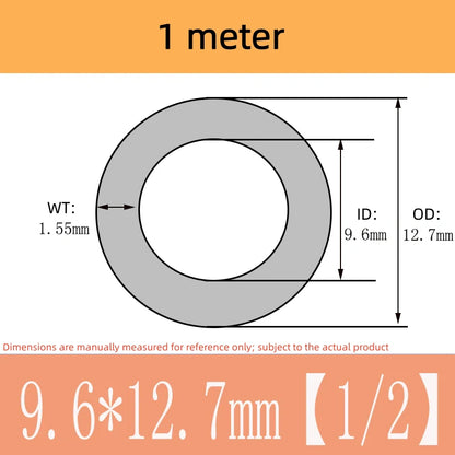 Transparent Teflon PTFE FEP F46 Tetrafluoro Tube 1/16 1/4 3/8 1/2 1.5 1 Inch Options