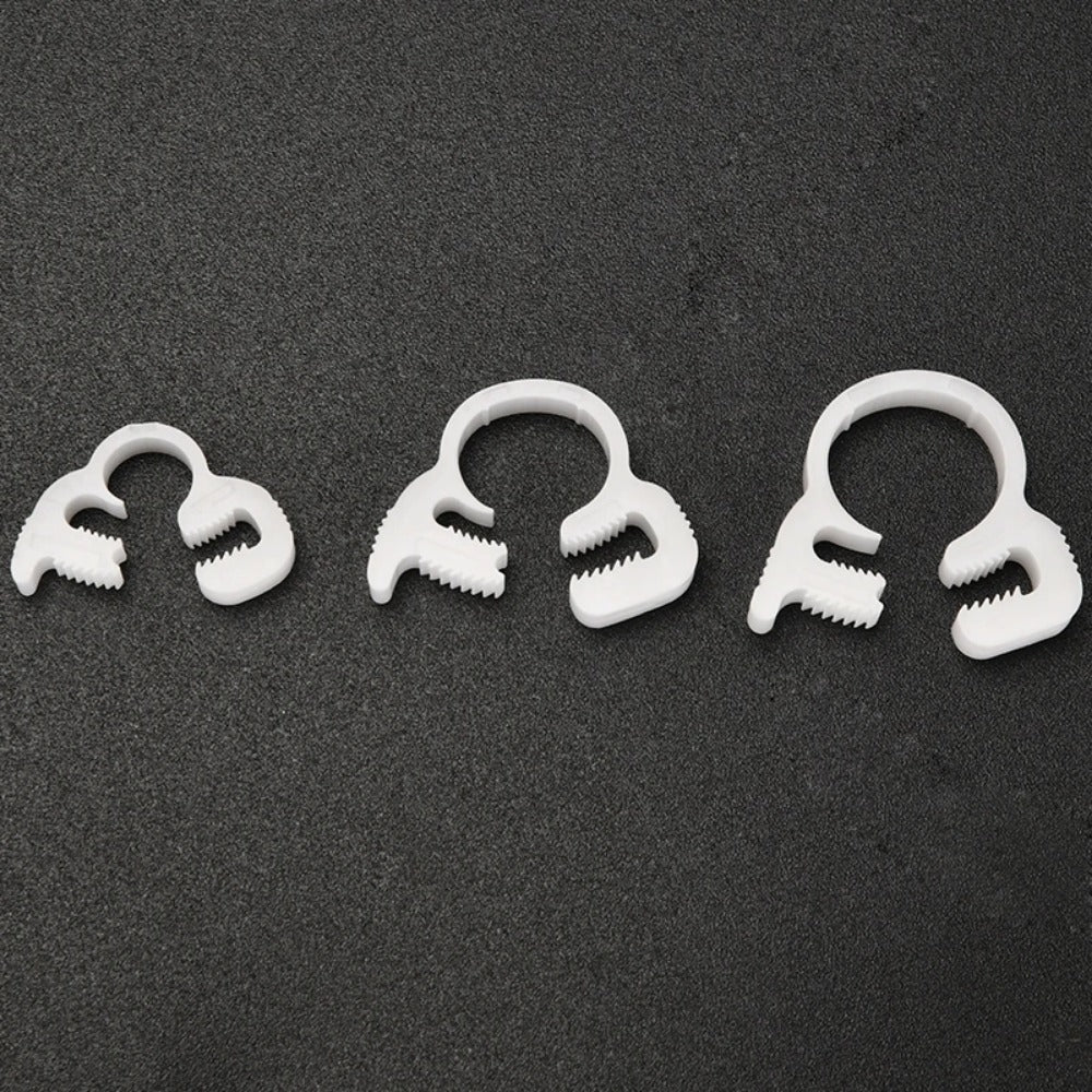 100/pk  Tubing Clamps Plastic with Worm Gear , POM Hose Clamps