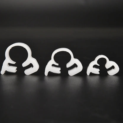 100/pk  Tubing Clamps Plastic with Worm Gear , POM Hose Clamps