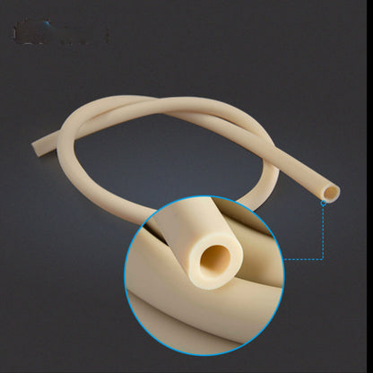 Saint Gobain Norprene A-60-F Flexible Tubing with Cross-Section View Showing Inner Diameter - Chemical Resistant Food Beverage Pump Hose
