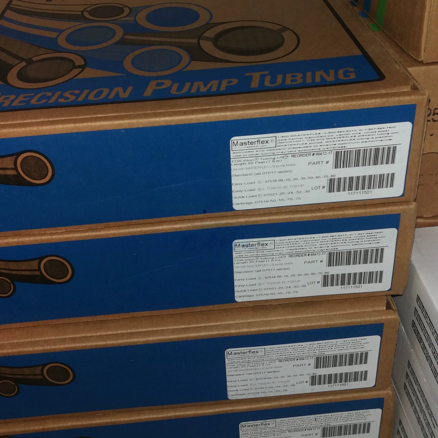 Viton Fluoroelastomer Pump Tubing - Chemical Resistant High Temp 200°C