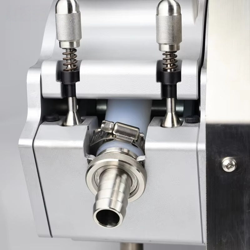 WT-300CAS/483KA Peristaltic Pump – Brushless Motor and Aluminum Alloy Pump Head Detail
