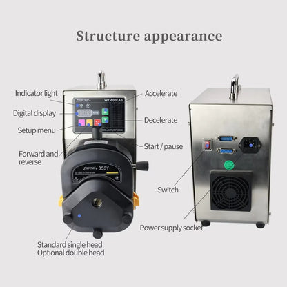 WT-600EAS/353Y Industrial Peristaltic Pump – 13.2L/min High Flow Precision Fluid Transfer