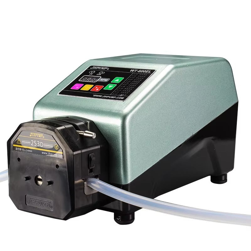 WT-600EL peristaltic dosing pump control panel with voice prompt and memory function for industrial use
