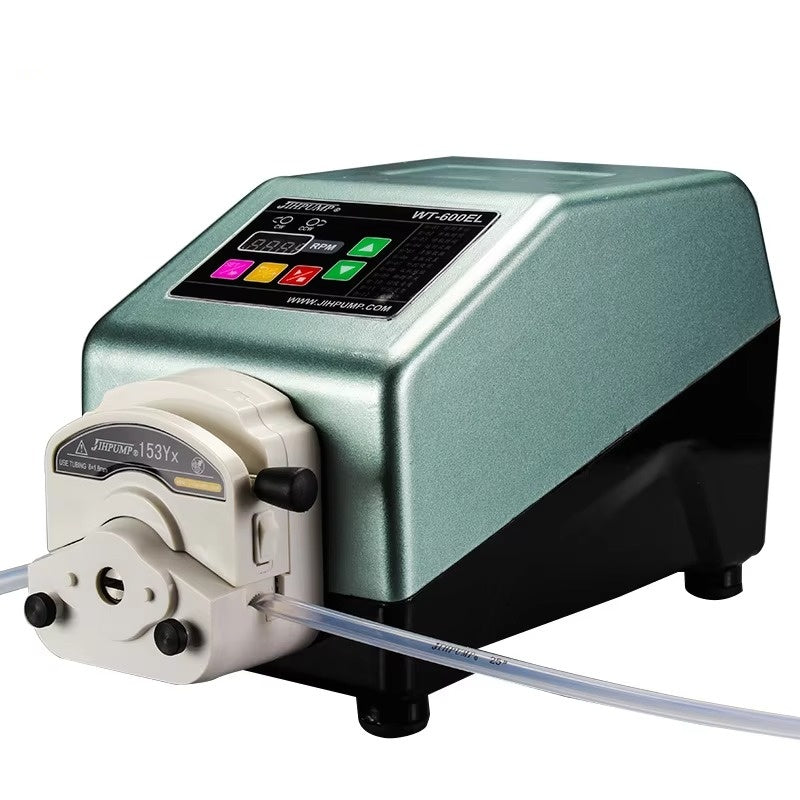 WT-600EL high-flow peristaltic pump with aluminum alloy enclosed chassis, suitable for manufacturing and electroplating
